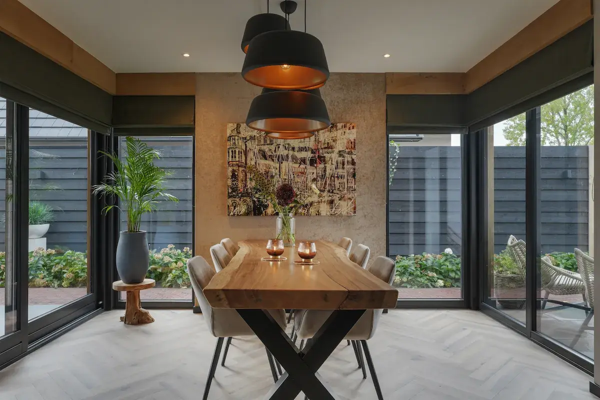 Landelijk modern huis woning in Rotterdam