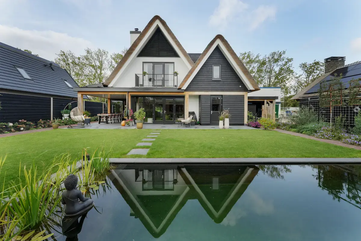 Landelijk modern huis woning in Rotterdam