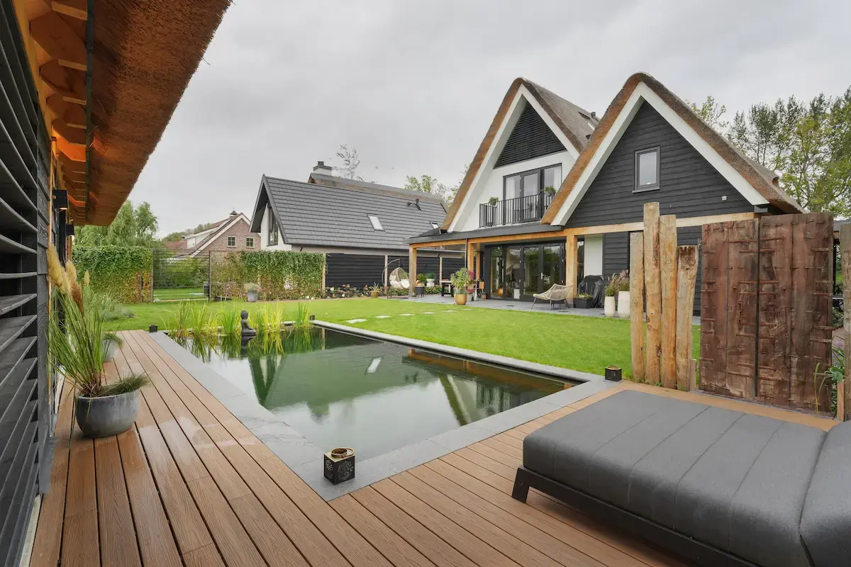 Landelijk modern huis woning in Rotterdam