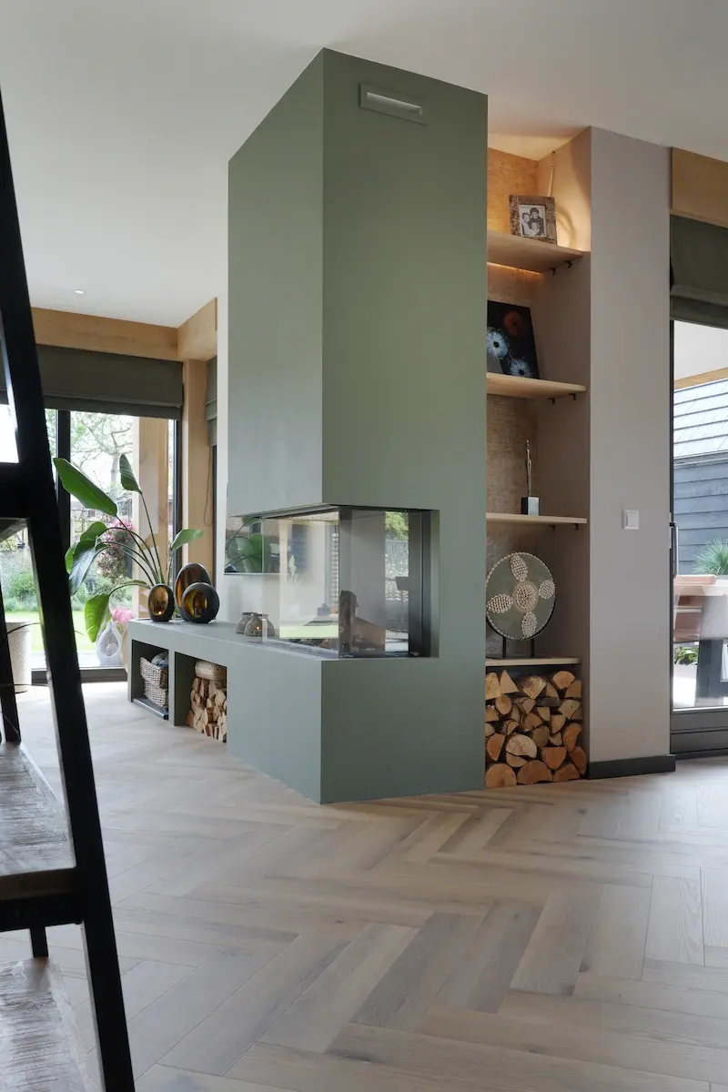 Landelijk modern huis woning in Rotterdam