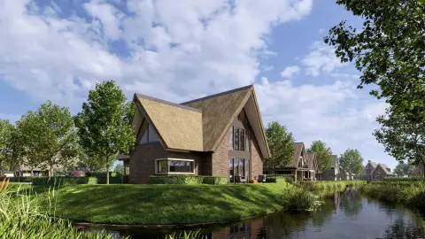 Landelijk moderne woning in Maassluis.