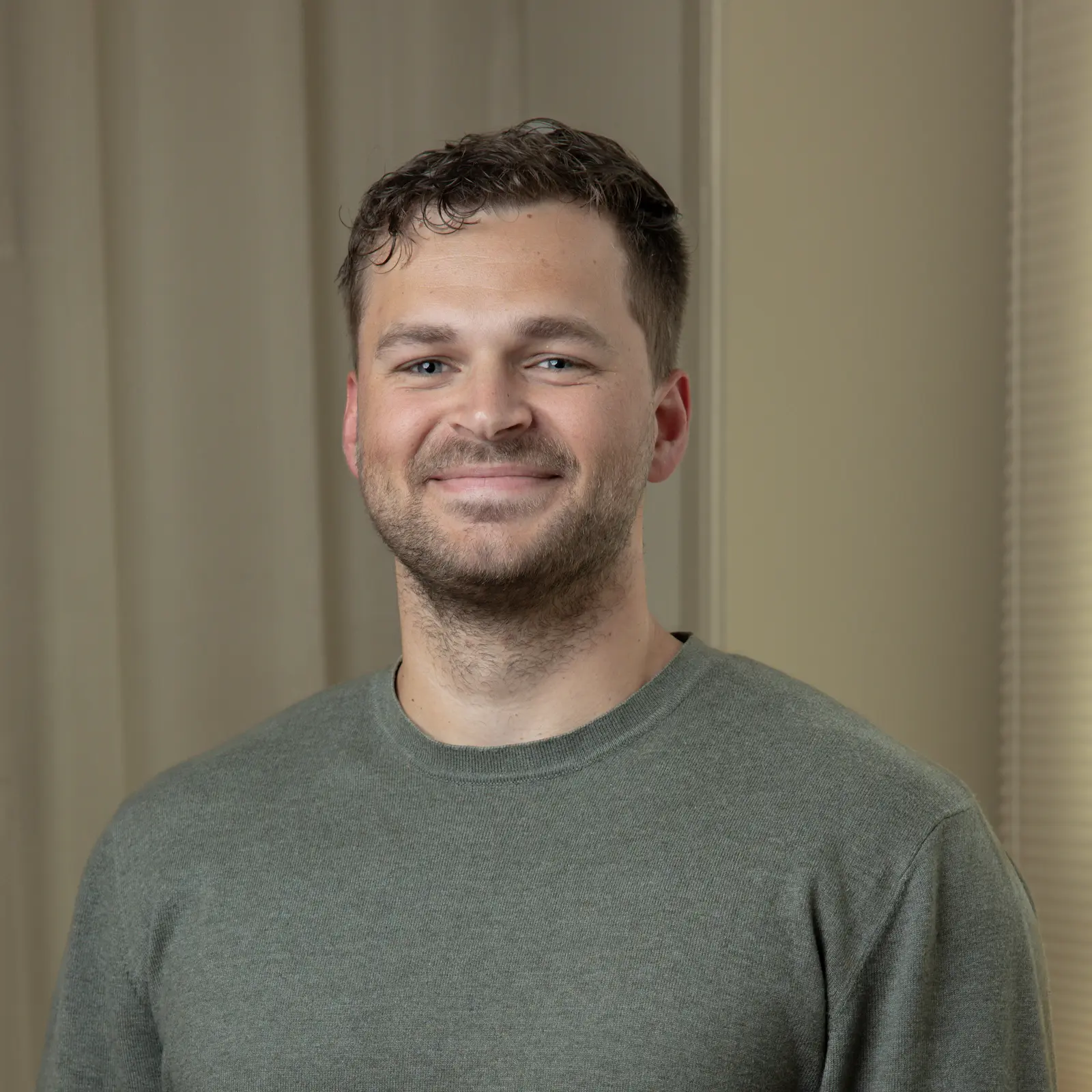 Sander Geluk, assistent ontwerper.